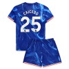 Maillot de Supporter Chelsea Caicedo 25 Domicile 2024-25 Pour Enfant